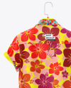 Hawaiian Shirt Mockup - Back View