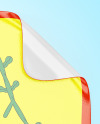Texturated Sticker Mockup