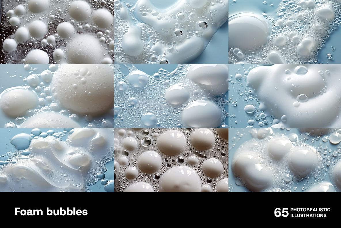 Foam bubbles Foam bubbles