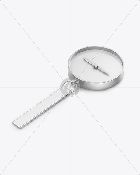 Compass w/ Keychain Mockup