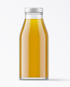 Apple Juice Glass Bottle Mockup