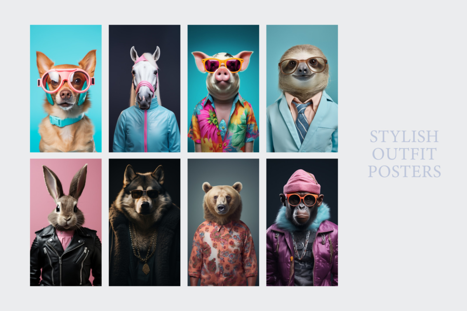 Stylish Animals Collection Stylish Animals Collection