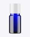 Blue Glass Essential Oil Bottle Mockup