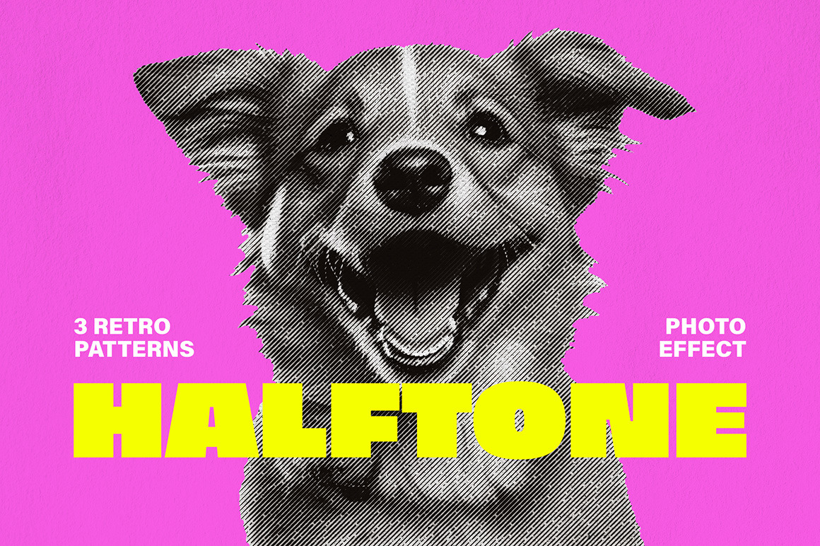 Paper Halftone Photo Effect Paper Halftone Photo Effect