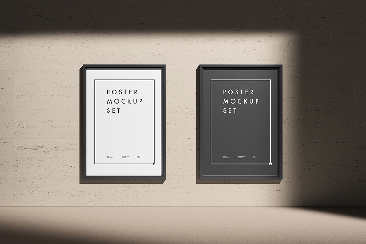 Poster Mockup Set Poster Mockup Set