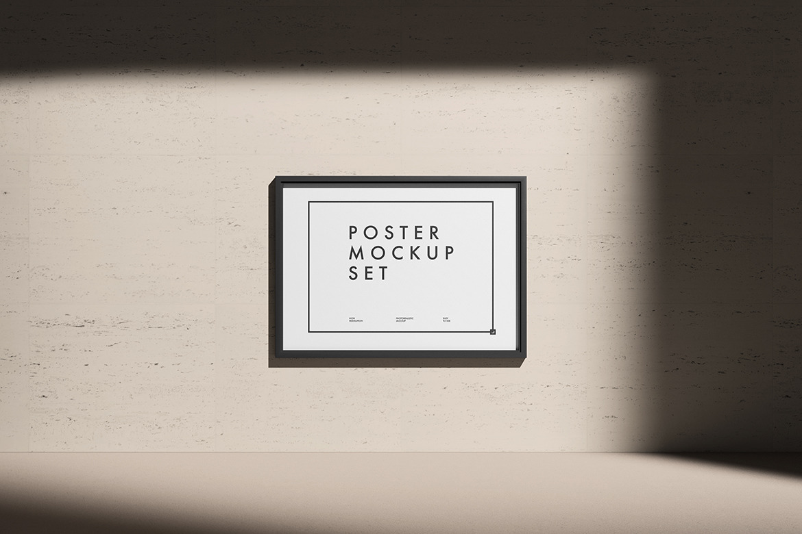 Poster Mockup Set Poster Mockup Set