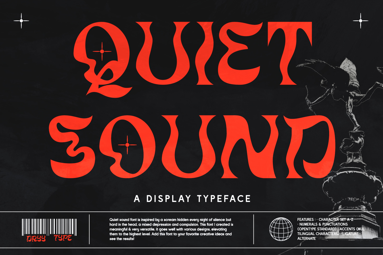 Quiet Sound Blackletter font Quiet Sound Blackletter font