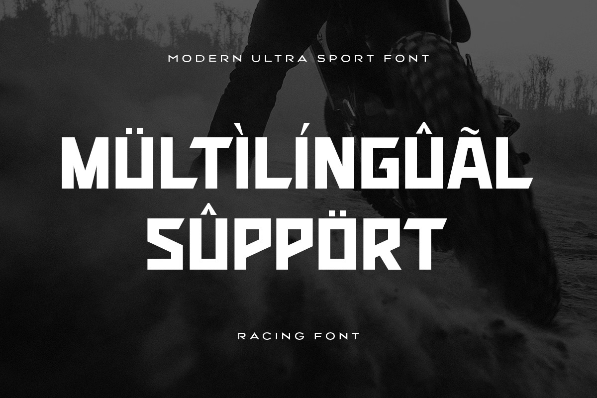 Racing - Modern Ultra Sport Font