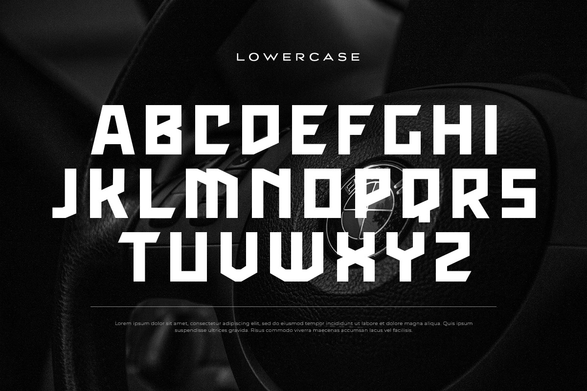 Racing - Modern Ultra Sport Font