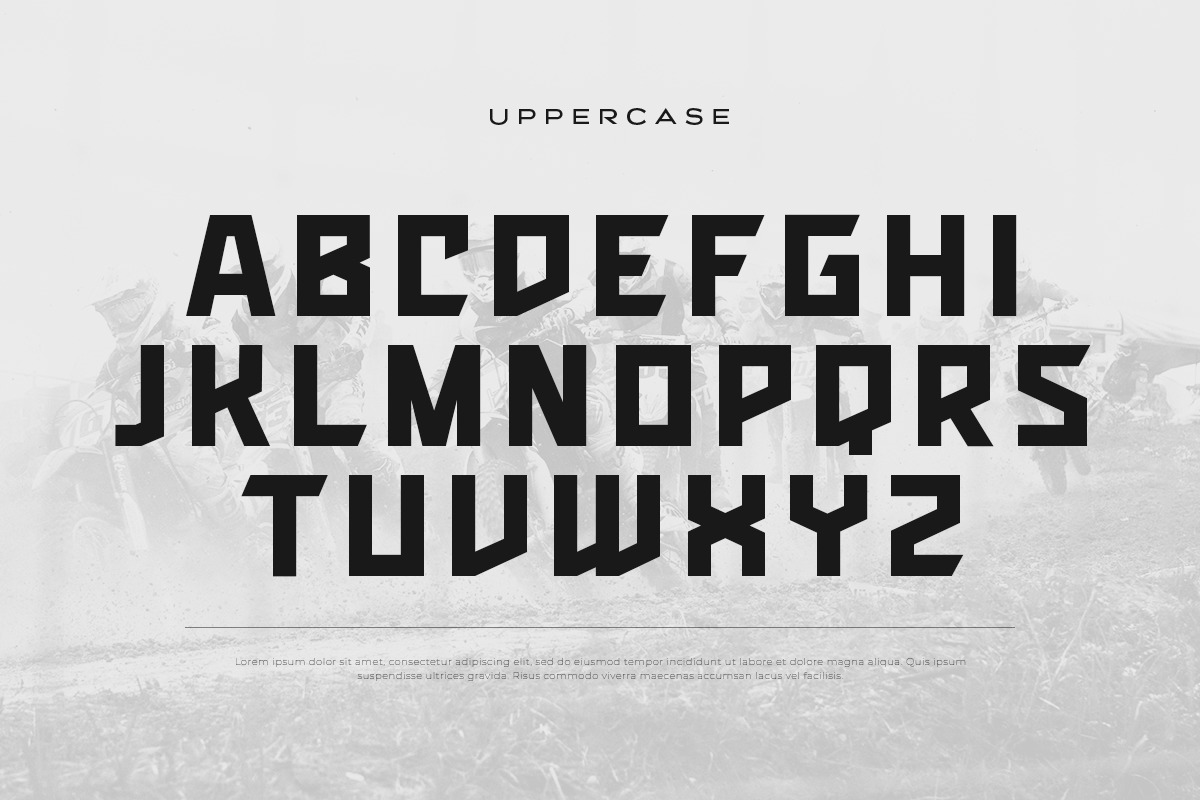 Racing - Modern Ultra Sport Font