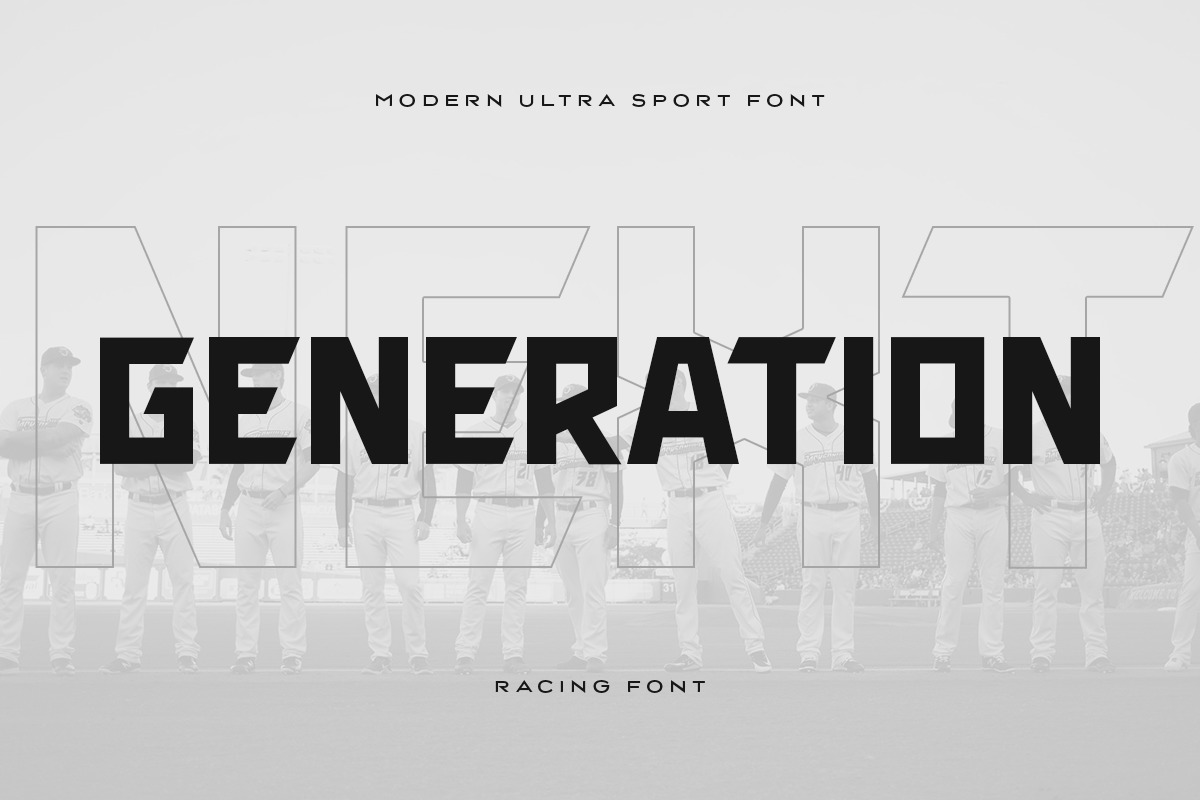 Racing - Modern Ultra Sport Font