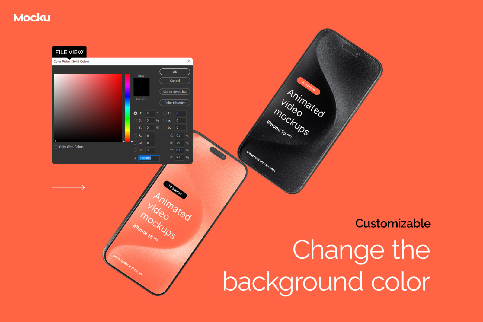 iPhone 15 PRO Video Mockup Bundle