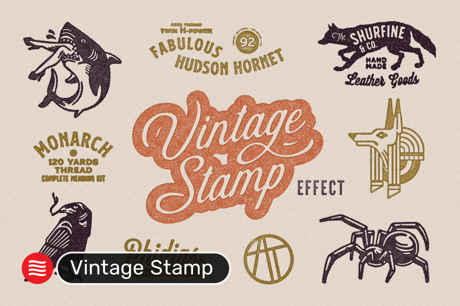 Vintage Stamp Effect Vintage Stamp Effect