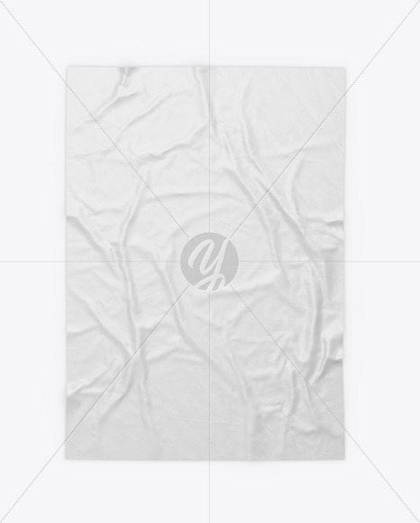 Crumpled Poster Mockup