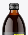 500ml Amber Glass Bottle Mockup