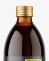 500ml Amber Glass Bottle Mockup