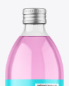 500ml Clear Glass Bottle Mockup 500ml Clear Glass Bottle Mockup