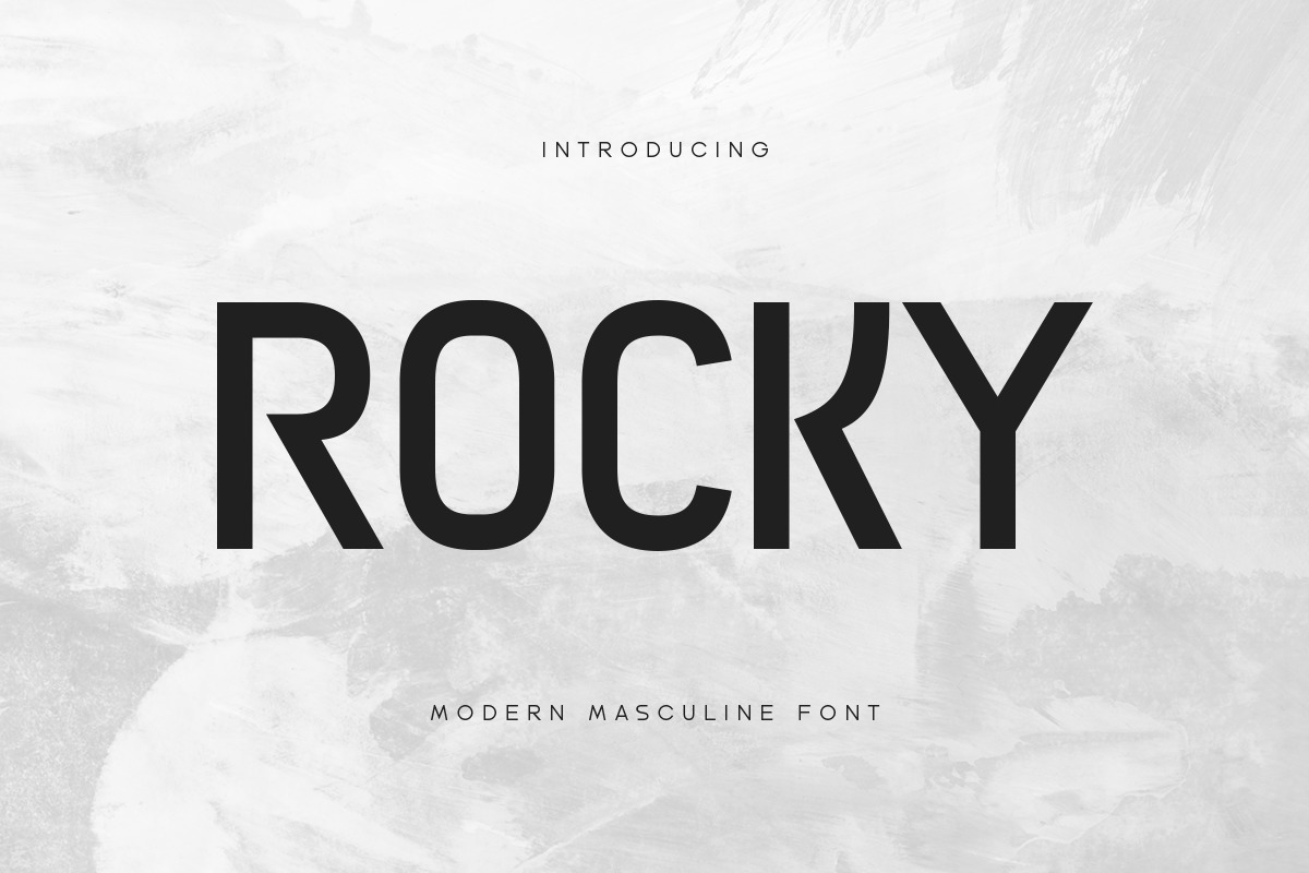 Rocky - Modern Masculine Font Rocky - Modern Masculine Font