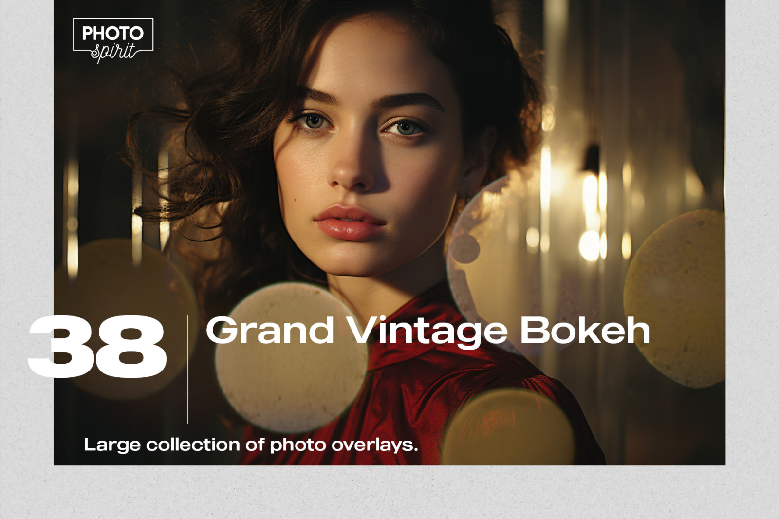 38 Grand Vintage Bokeh Effect Overlays