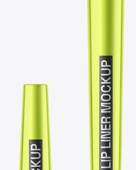 Metallic Lip Liner Mockup