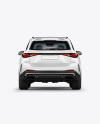 Compact Luxury SUV Mockup - Back View