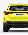 Compact Luxury SUV Mockup - Back View