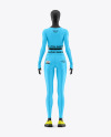 Women's Sport Kit w/ Mannequin Mockup - Back View