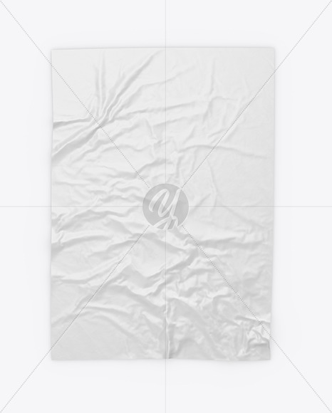 Crumpled Poster Mockup