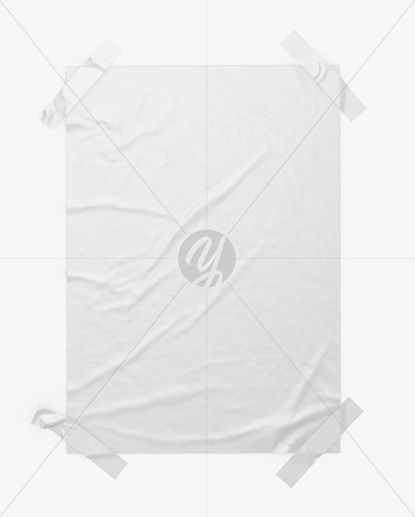 Crumpled Poster Mockup