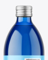 500ml Blue Glass Bottle Mockup 500ml Blue Glass Bottle Mockup