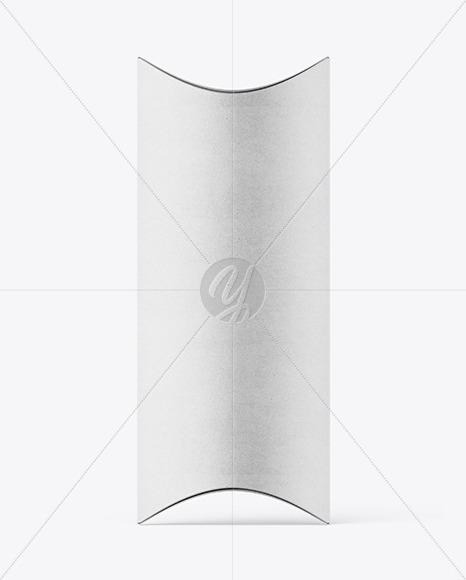 Kraft Paper Pillow Box Mockup