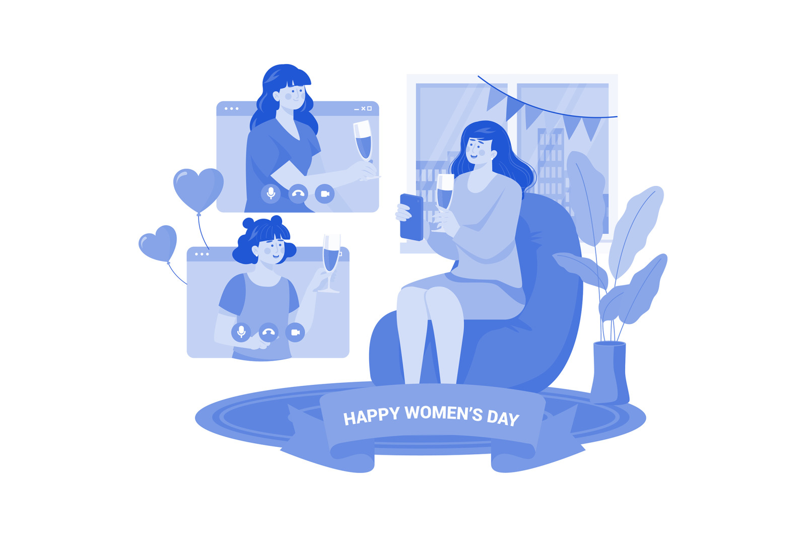 M546_Woman’s Day Illustration Pack