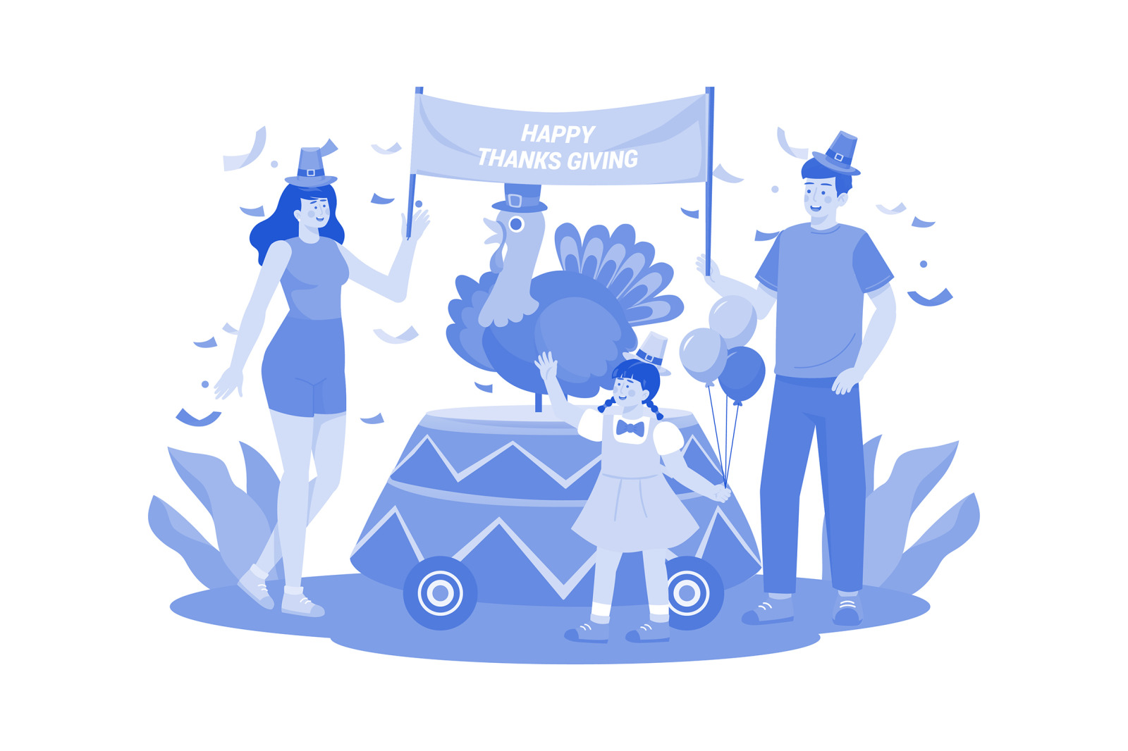 M547_ Thanksgiving Day Illustration Pack M547_ Thanksgiving Day Illustration Pack