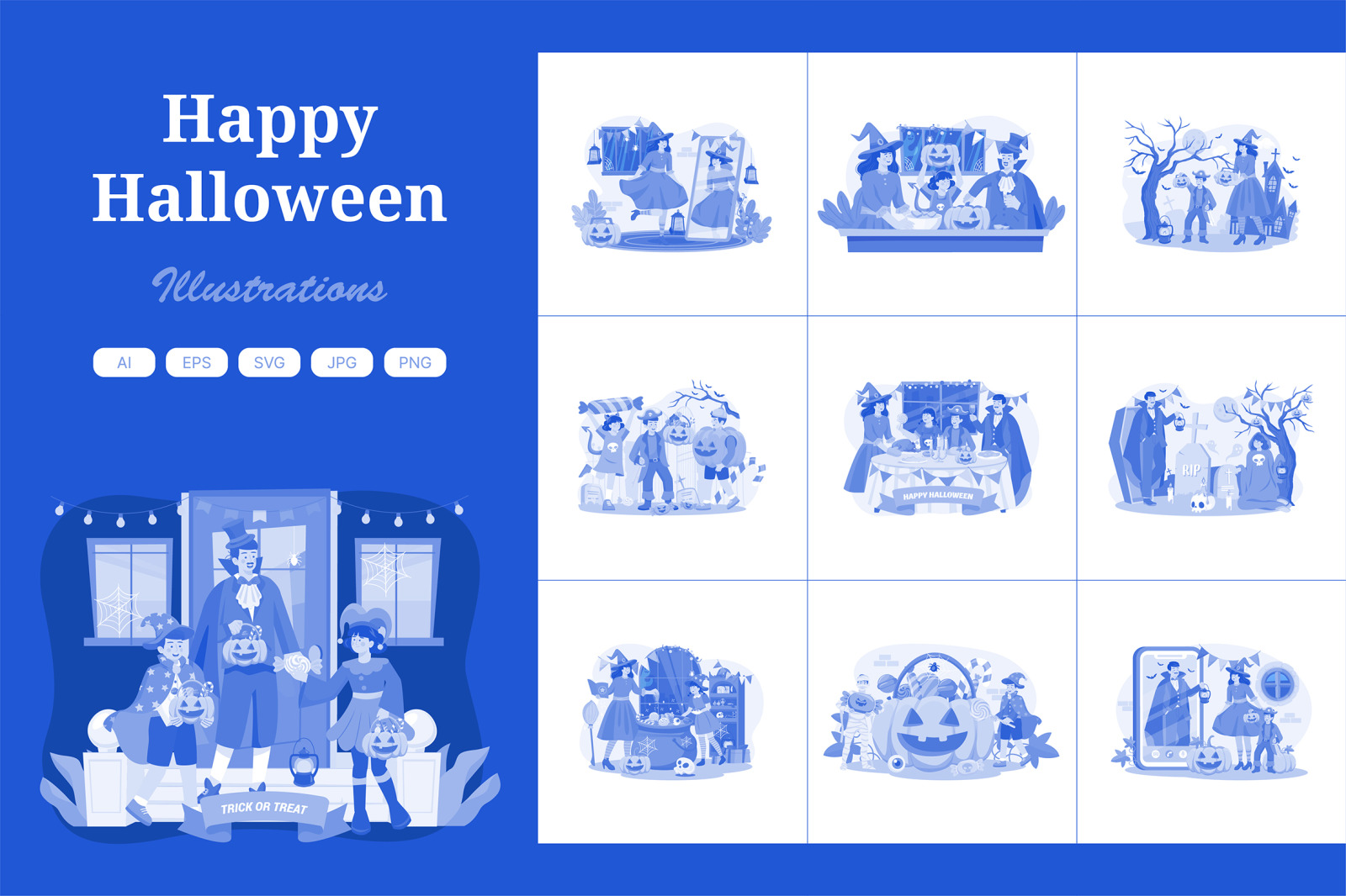 M548_ Halloween Illustration Pack