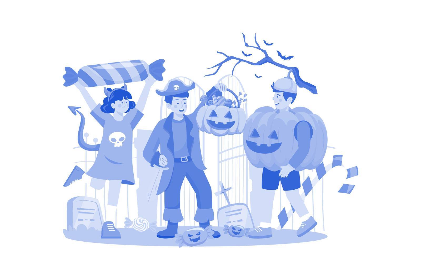 M548_ Halloween Illustration Pack