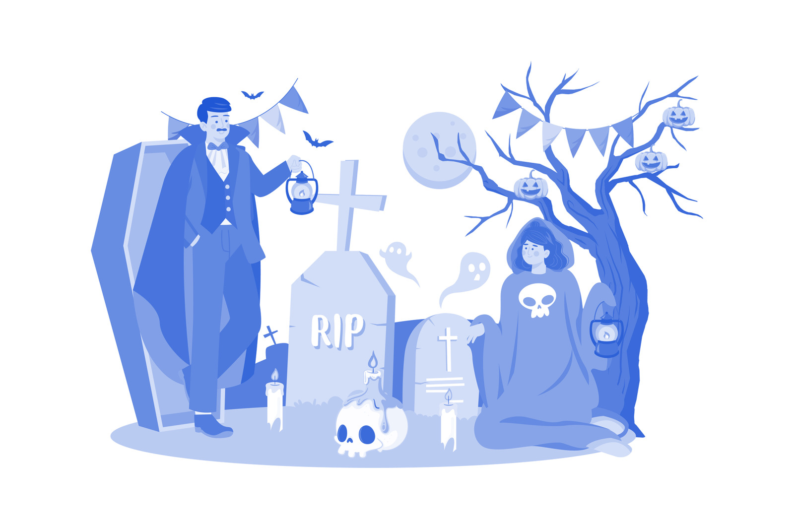 M548_ Halloween Illustration Pack