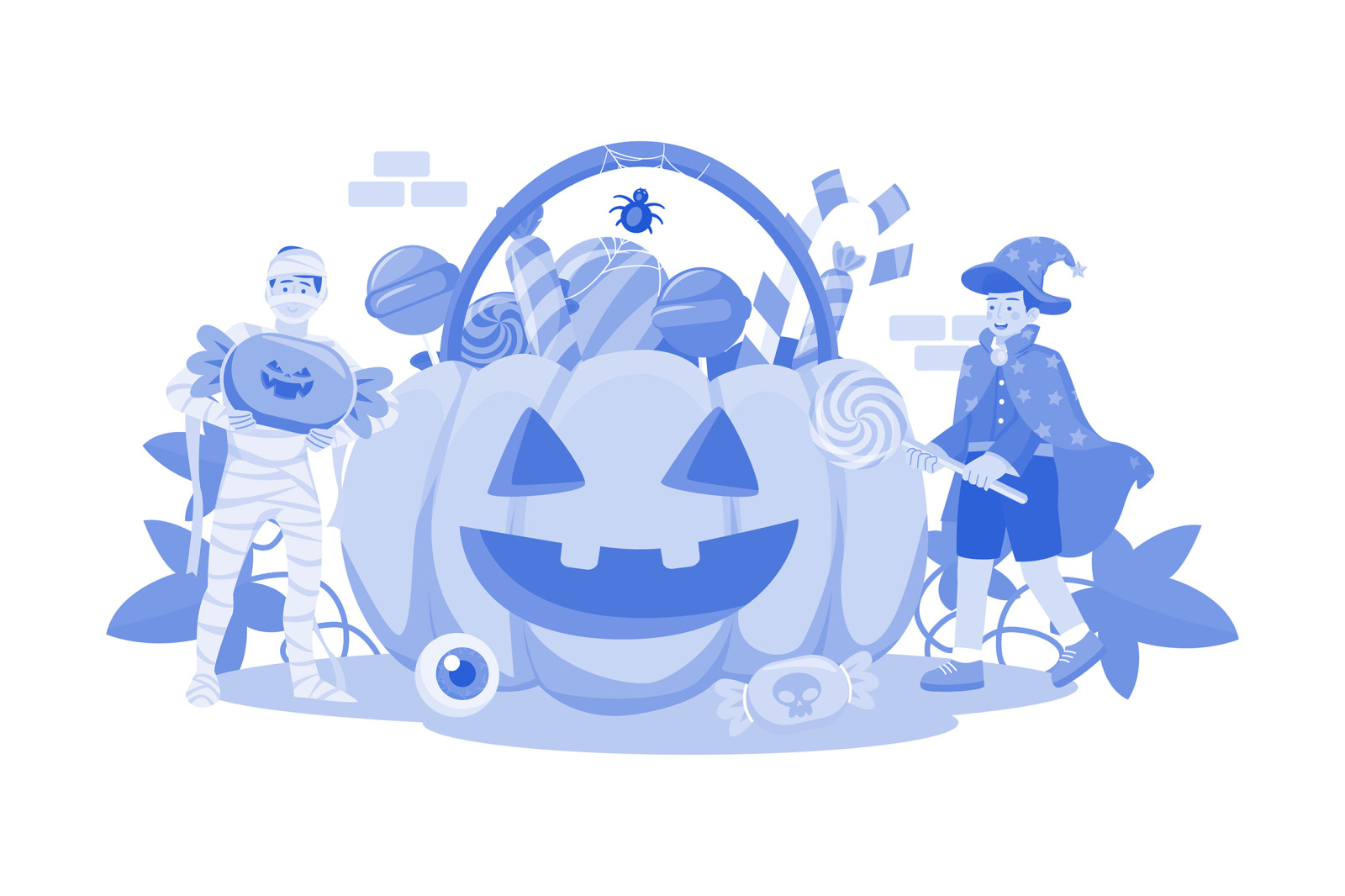 M548_ Halloween Illustration Pack