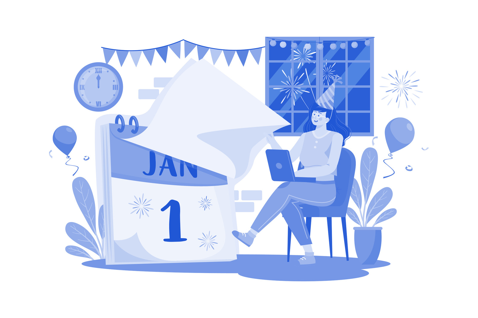 M549_New year’s Eve Illustration Pack M549_New year’s Eve Illustration Pack