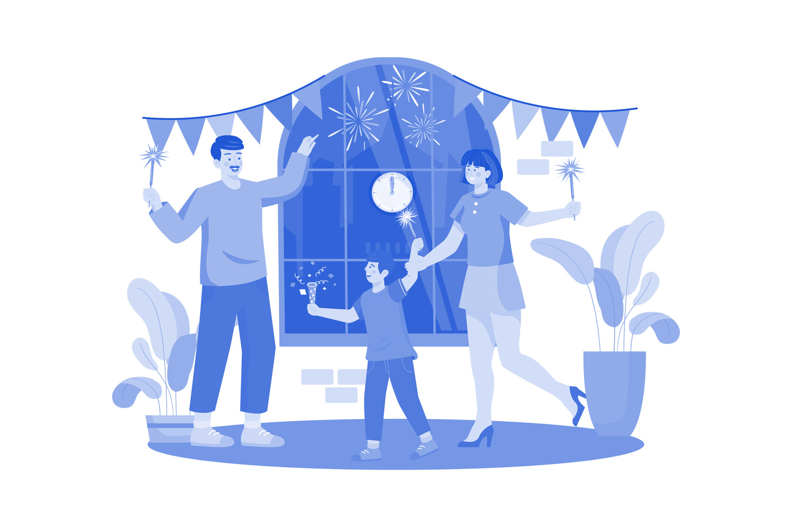 M549_New year’s Eve Illustration Pack M549_New year’s Eve Illustration Pack