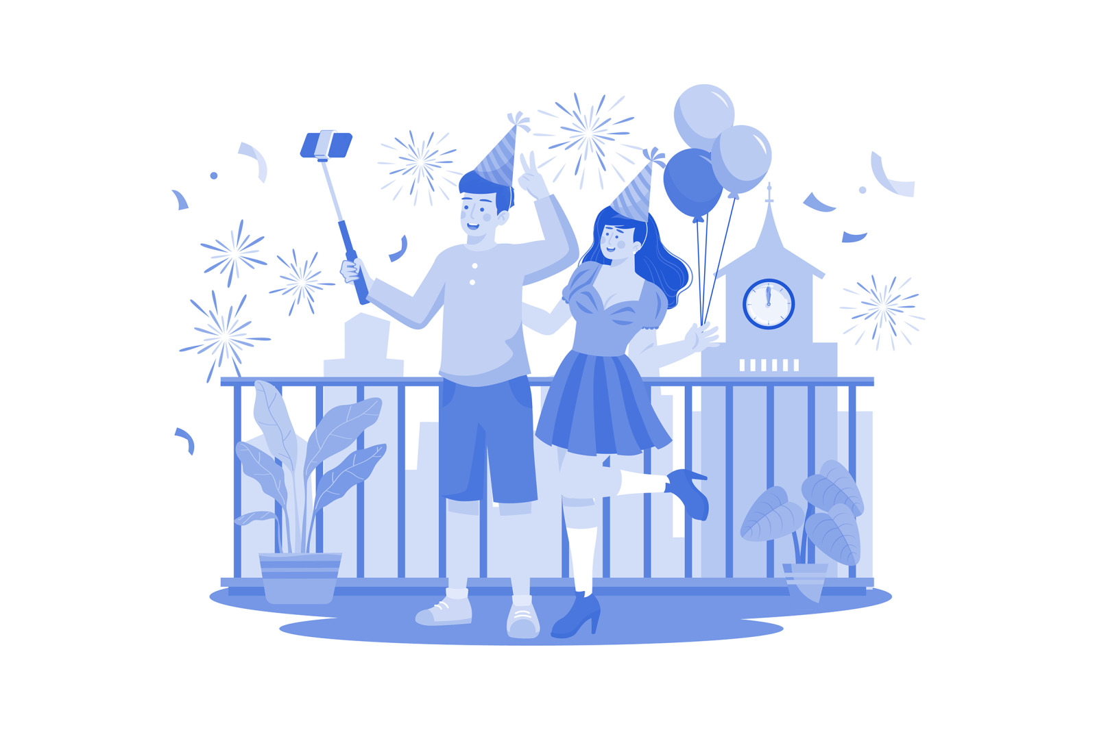 M549_New year’s Eve Illustration Pack M549_New year’s Eve Illustration Pack