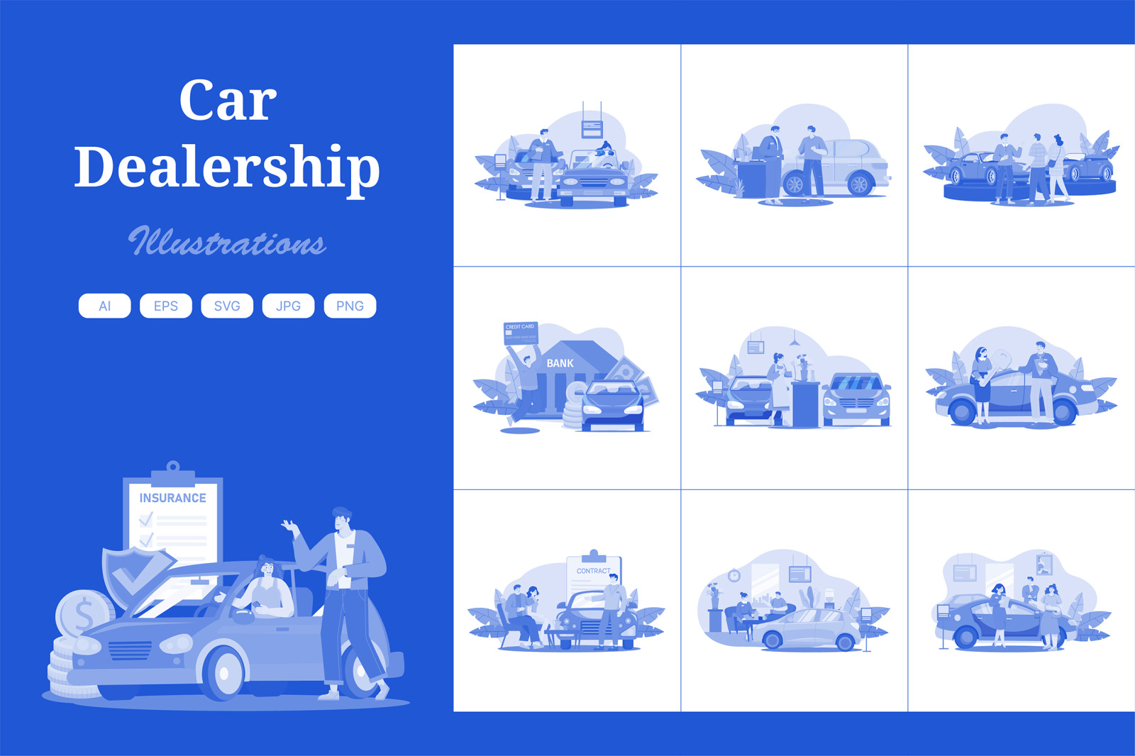 M550_Car Dealership Illustrations_Part 01 M550_Car Dealership Illustrations_Part 01