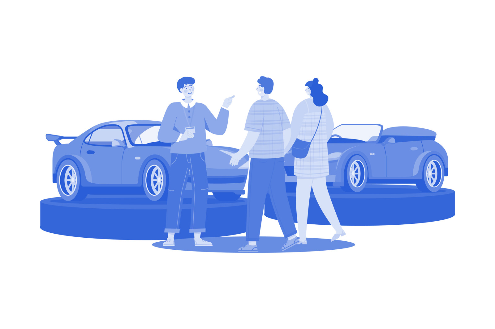 M550_Car Dealership Illustrations_Part 01 M550_Car Dealership Illustrations_Part 01