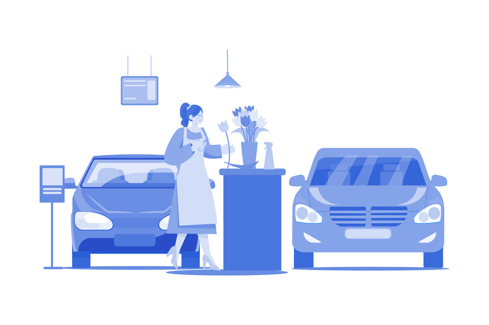 M550_Car Dealership Illustrations_Part 01 M550_Car Dealership Illustrations_Part 01