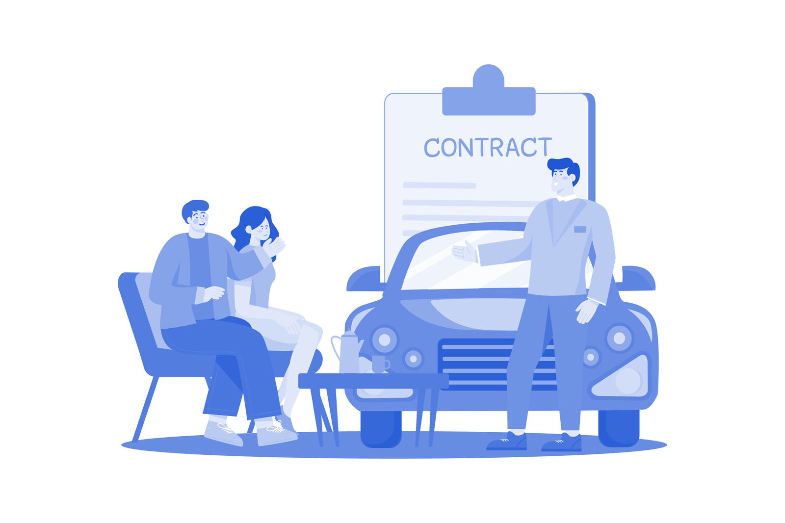 M550_Car Dealership Illustrations_Part 01 M550_Car Dealership Illustrations_Part 01