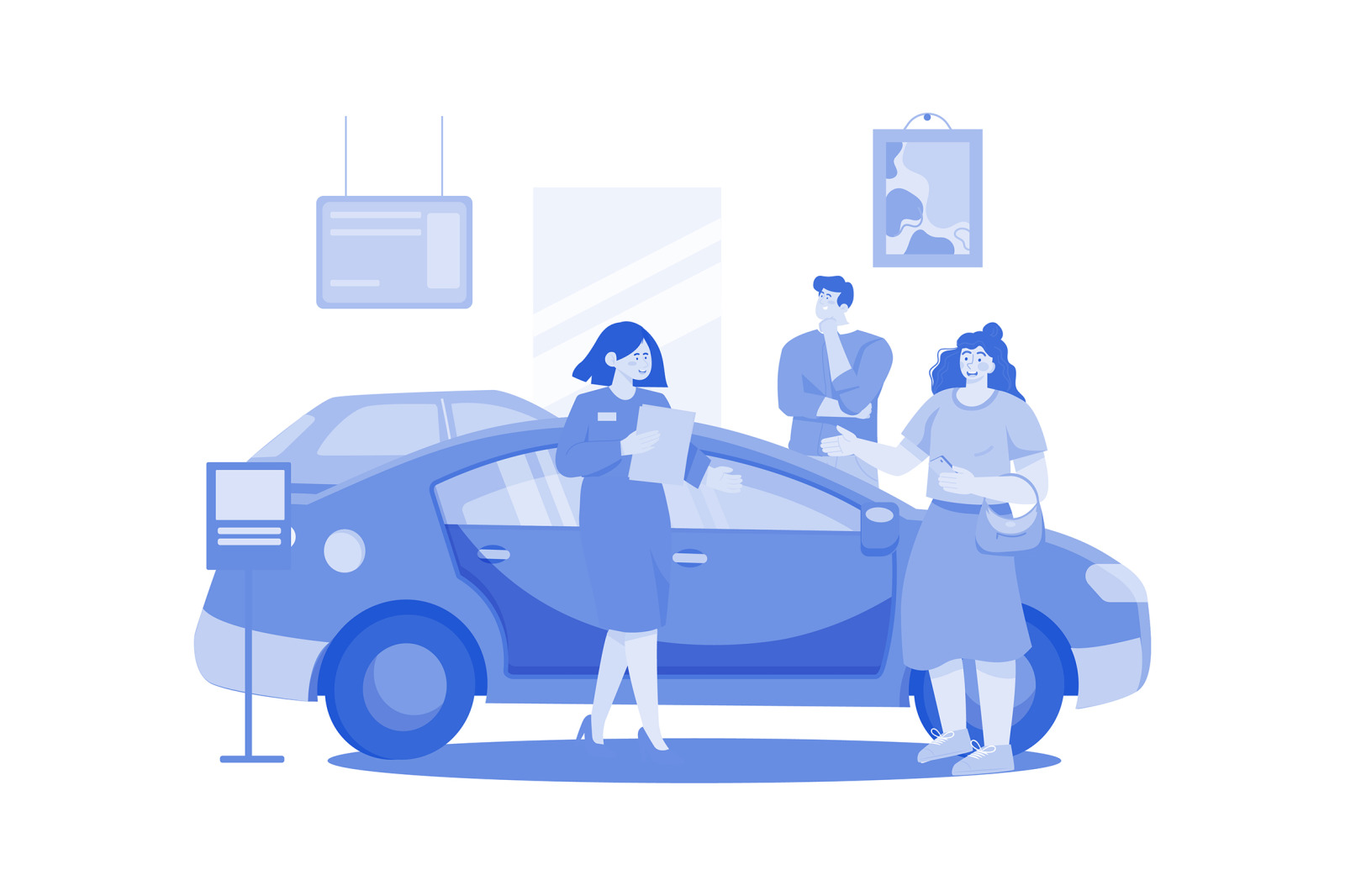 M550_Car Dealership Illustrations_Part 01 M550_Car Dealership Illustrations_Part 01