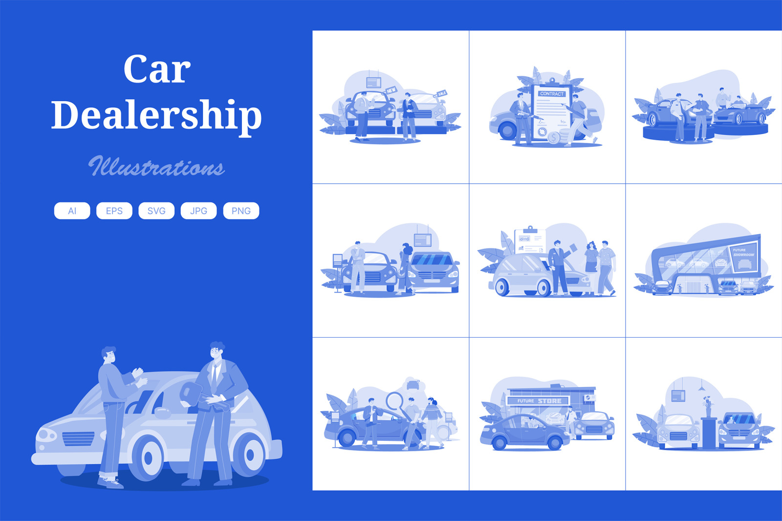 M550_Car Dealership Illustrations_Part 02 M550_Car Dealership Illustrations_Part 02