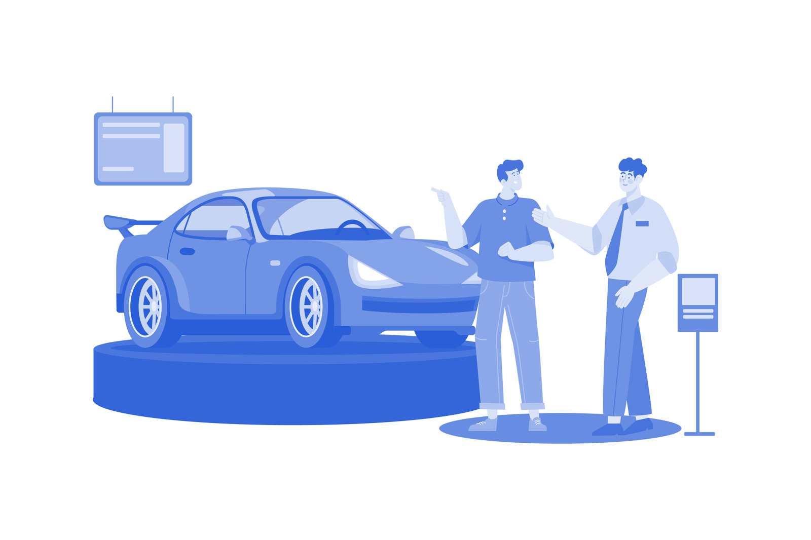M550_Car Dealership Illustrations_Part 02 M550_Car Dealership Illustrations_Part 02