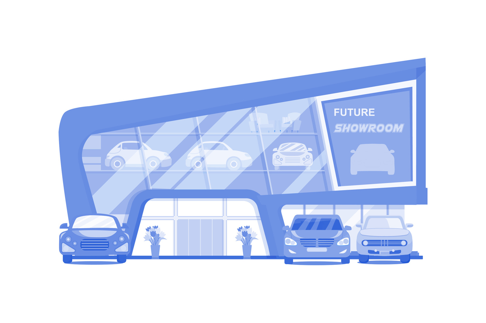 M550_Car Dealership Illustrations_Part 02 M550_Car Dealership Illustrations_Part 02
