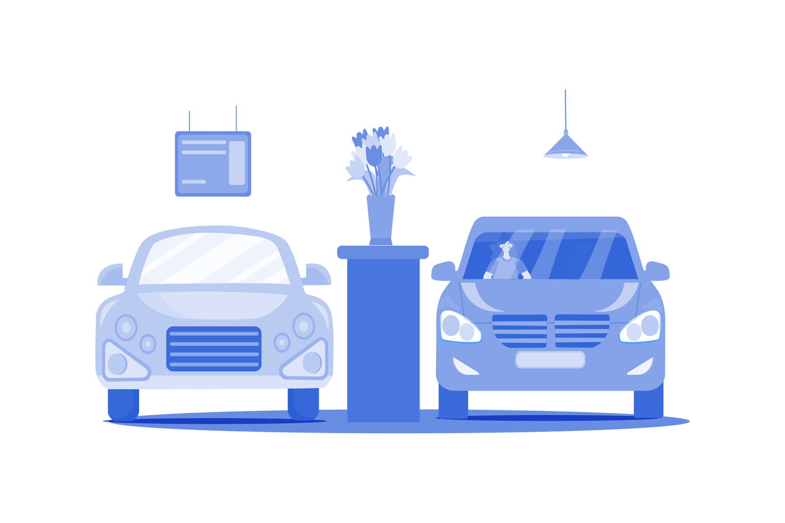 M550_Car Dealership Illustrations_Part 02 M550_Car Dealership Illustrations_Part 02