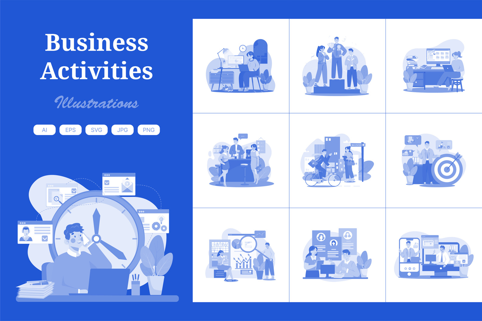 M552_Business Activities Illustration Pack 2